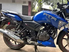 TVS Apache RTR 150 Matt Blue